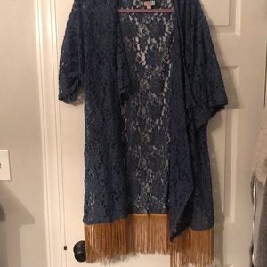 LulaRoe lace kimono